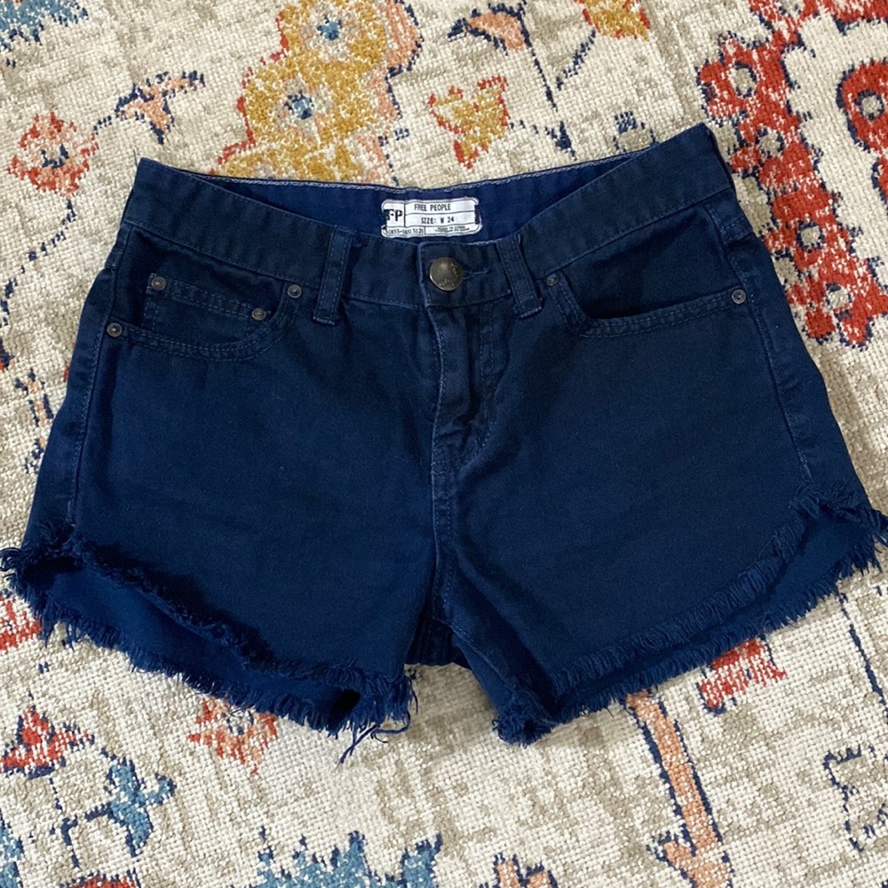 Free People Jean Shorts